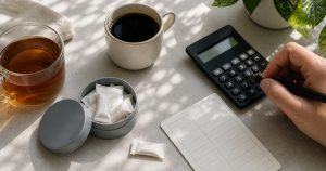 Mixing caffeine pouches with coffee or tea total caffeine calculator